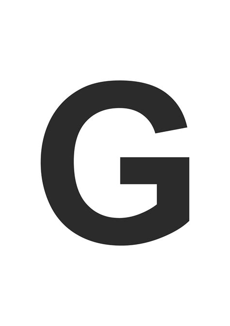 The letter g .
